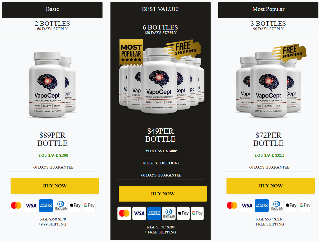 VapoCept   Pricing Details